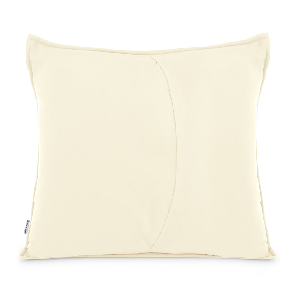 Perna decorativa matlasata din catifea cu model brodat, 180 g/m2, Palsha, Bej