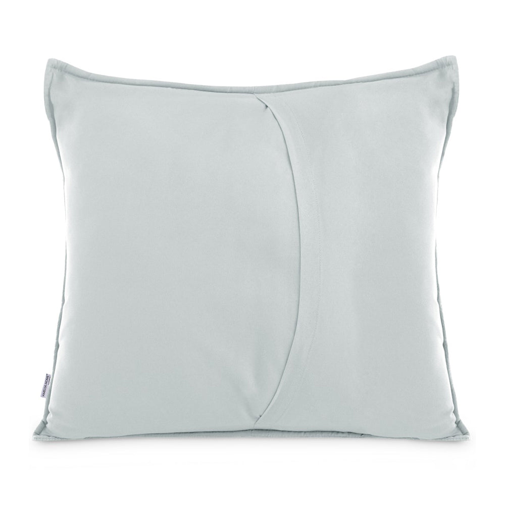 Perna decorativa matlasata din catifea cu model brodat, 180 g/m2, Palsha, Gri deschis