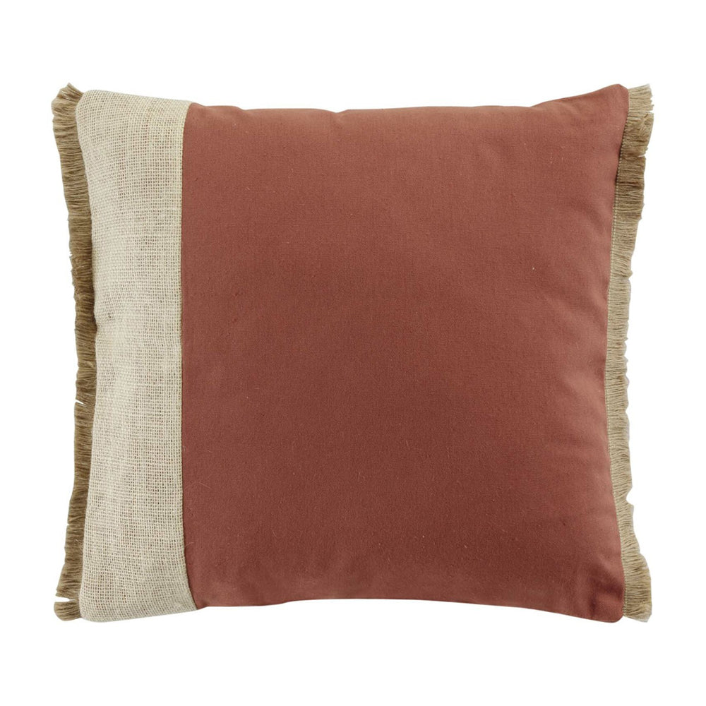 Perna decorativa din bumbac stil boho, Greenybel, 200 g/m2, portocaliu
