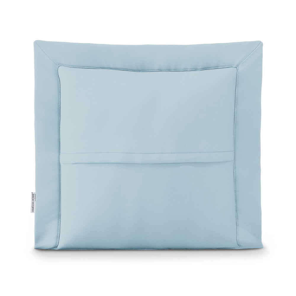 Perna decorativa usor matlasata din microfibra, Ophelia, 70 g/m2, Bleu