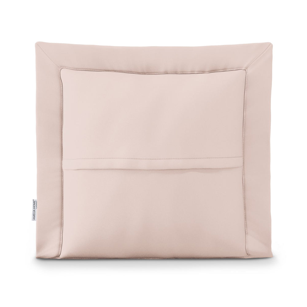 Perna decorativa usor matlasata din microfibra, Ophelia, 70 g/m2, Roz pudra