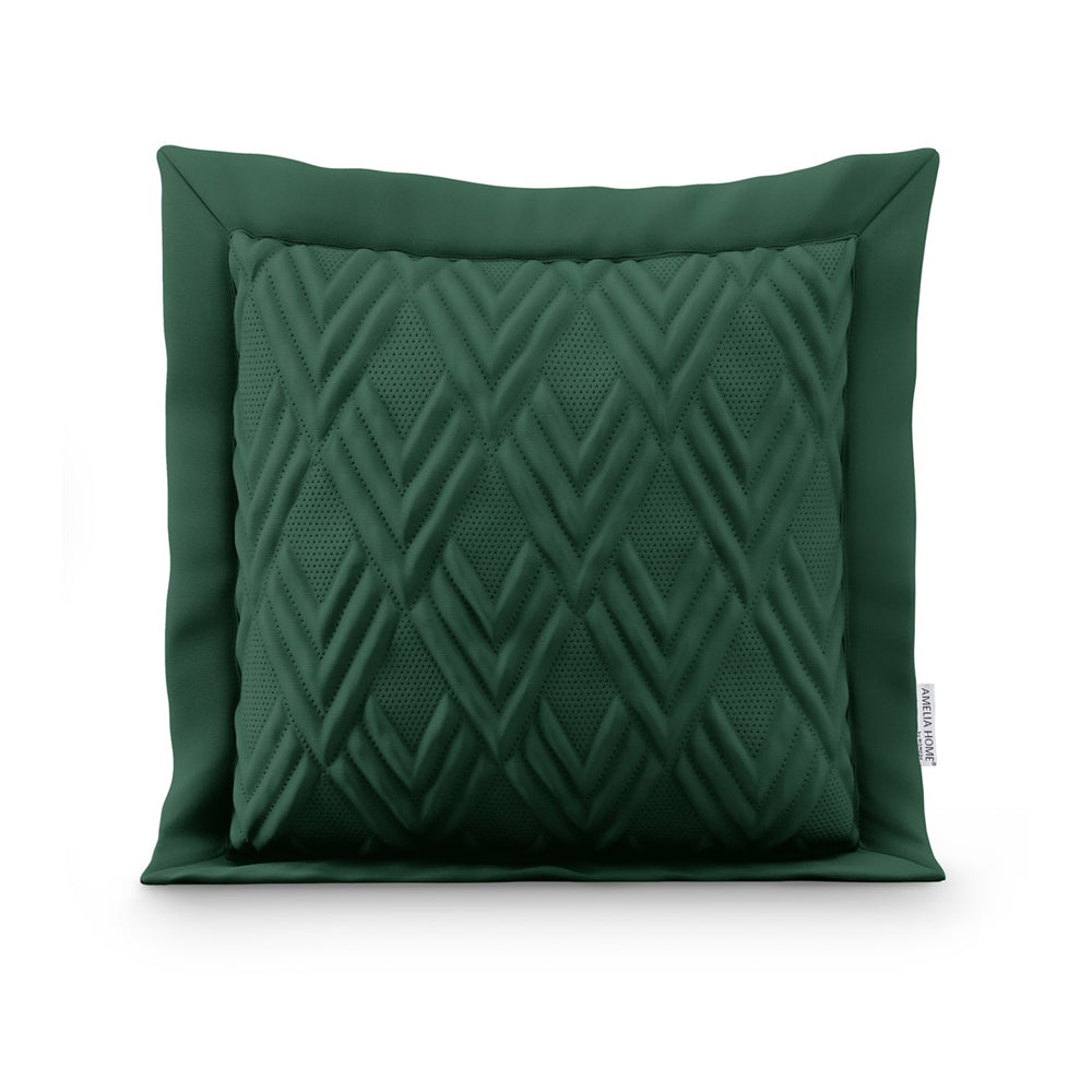 Perna decorativa usor matlasata din microfibra, Ophelia, 70 g/m2, Verde