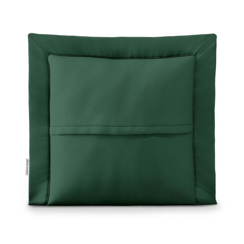 Perna decorativa usor matlasata din microfibra, Ophelia, 70 g/m2, Verde
