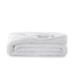 Pilota din microfibra matlasata pentru 4 anotimpuri stil modern, Inez, 72 g/m2, alb