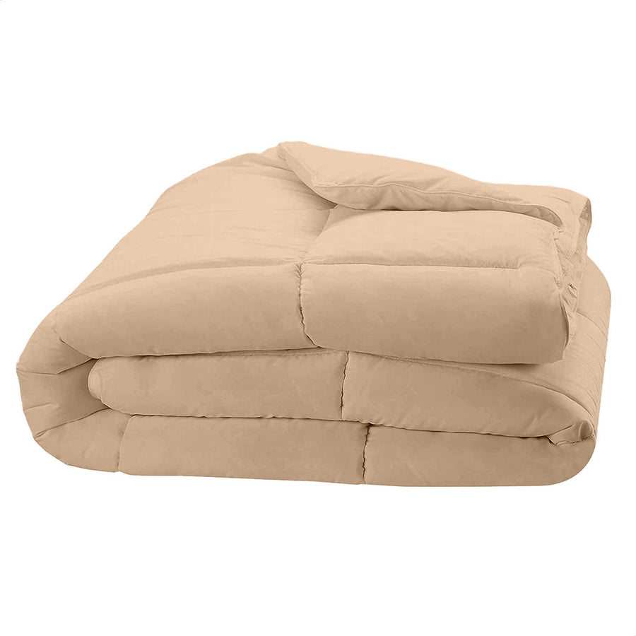 Pilota matlasata cu umplutura lana si invelis din bumbac ranforce pentru iarna, 400 g/mp, Bej