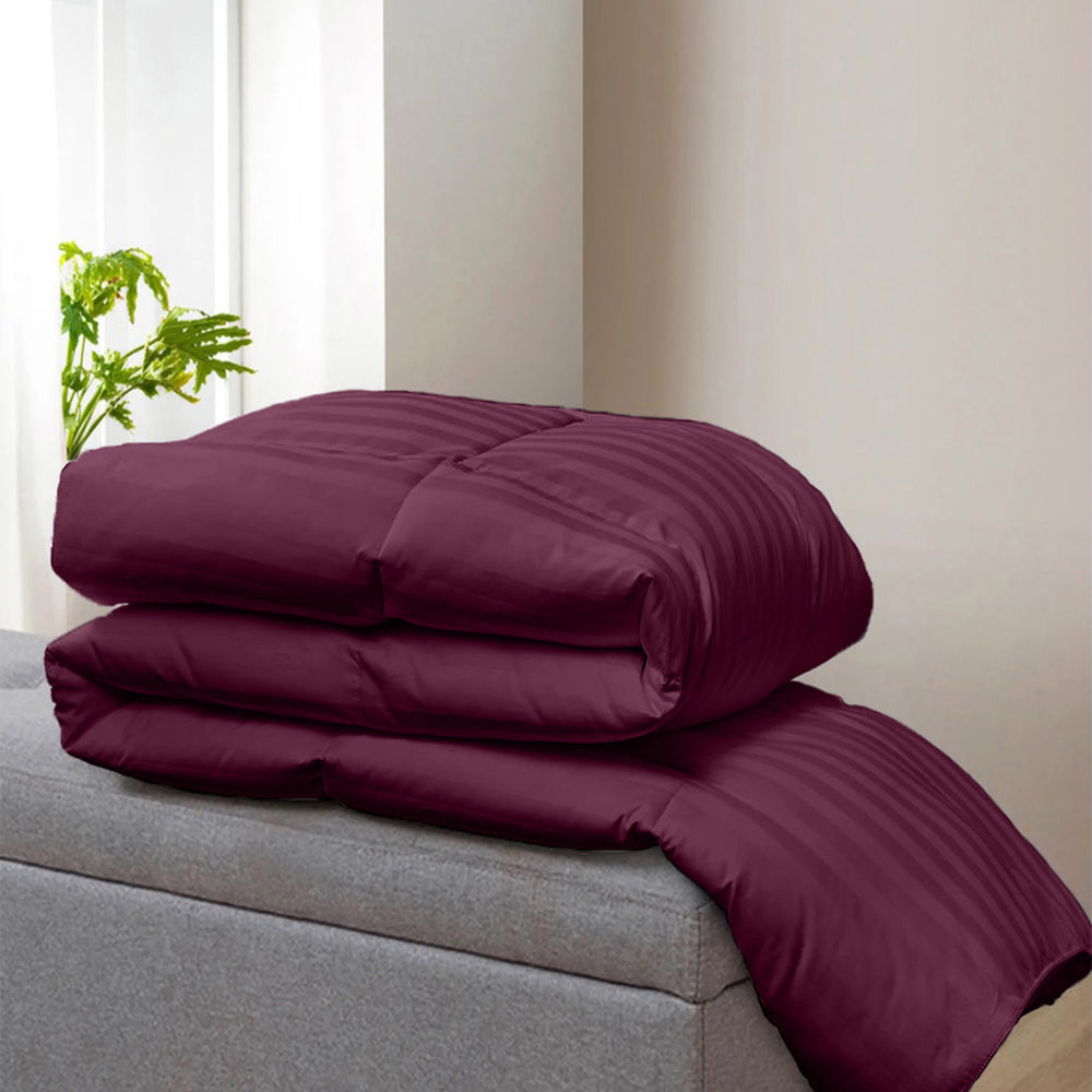Pilota matlasata cu umplutura lana si invelis din damasc pentru iarna, 400 g/mp, Mauve