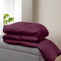Pilota matlasata cu umplutura lana si invelis din damasc pentru iarna, 400 g/mp, Mauve
