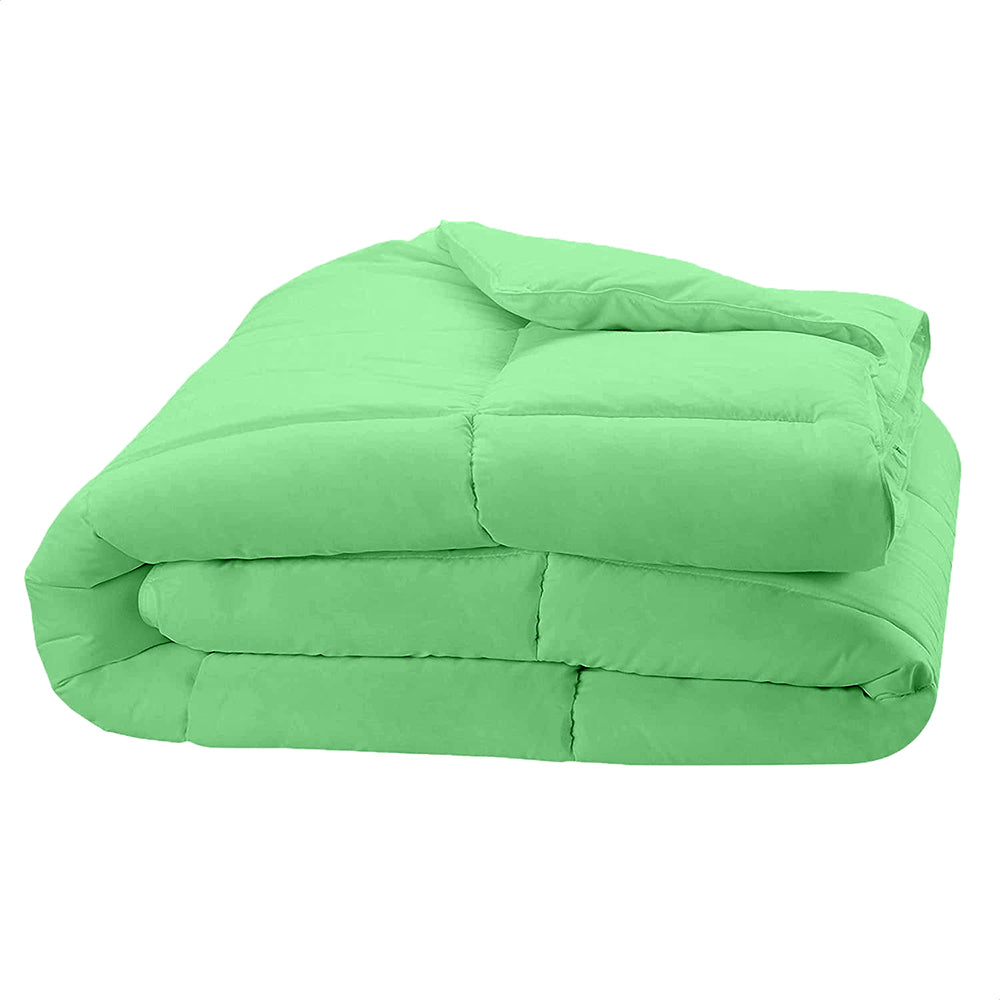 Pilota matlasata cu umplutura microfibra si invelis din bumbac ranforce pentru vara, 200 g/mp, verde deschis