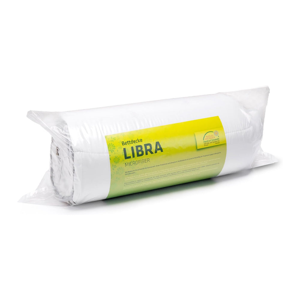 Pilota matlasata din microfibra pentru vara, Libra, 82 g/m2, alb