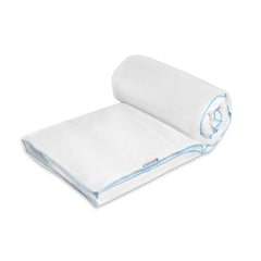 Pilota matlasata din microfibra pentru 4 anotimpuri, Taurus, 200g/mp, alb