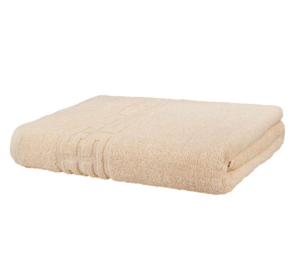 Prosop de fata 550 g/mp din bumbac 100%, dublu fir, Soft, Crem