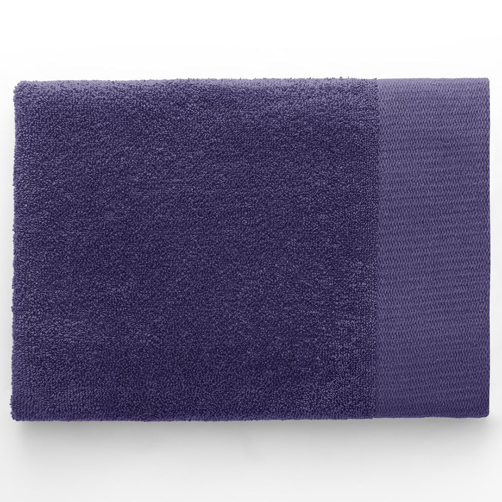 Set 6 prosoape de baie stil modern din bumbac 100%, 450 g/mp, Amari, 2x70x140 cm, 4x50x100 cm, mov
