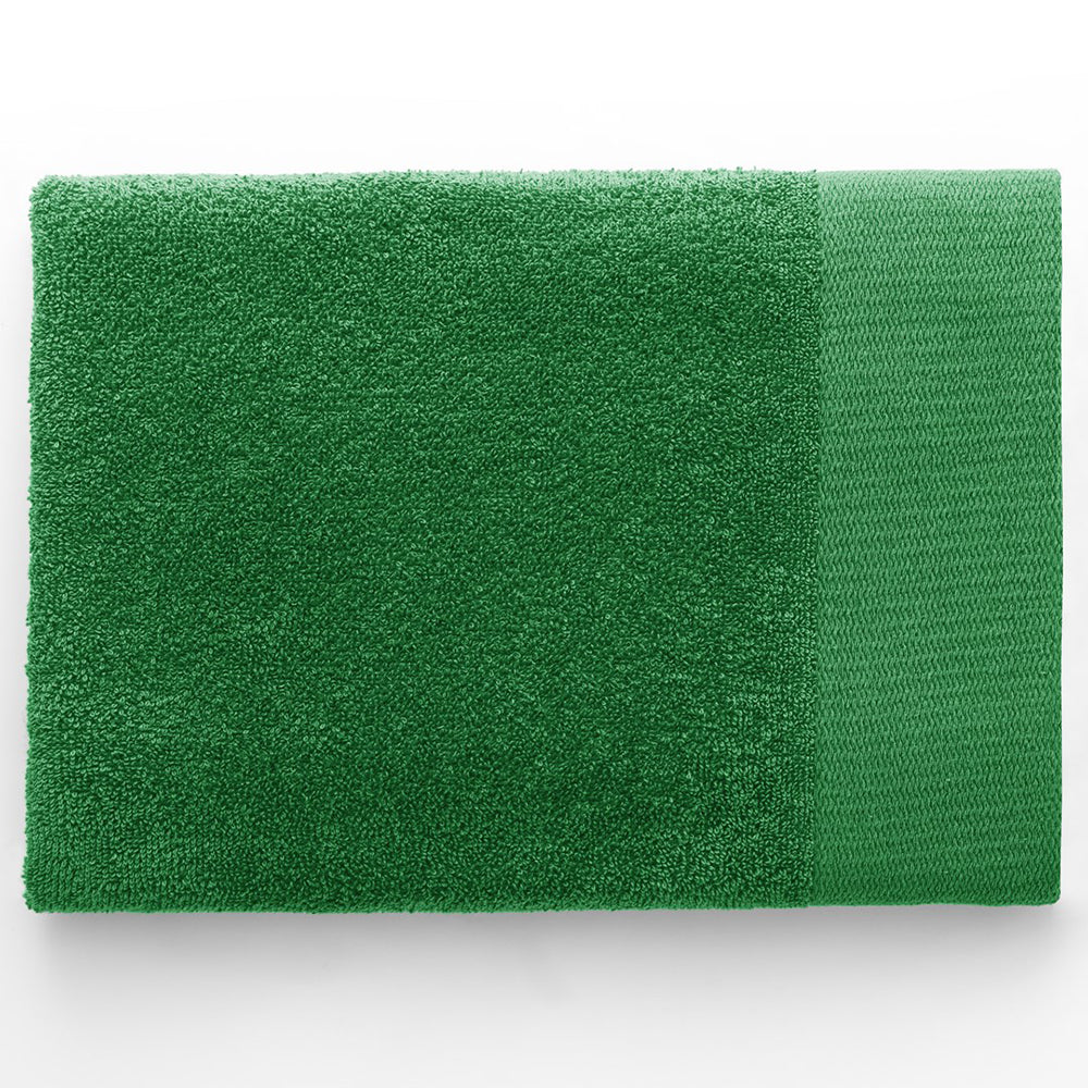 Set 6 prosoape de baie stil modern din bumbac 100%, 450 g/mp, Amari, 2x70x140 cm, 4x50x100 cm, verde