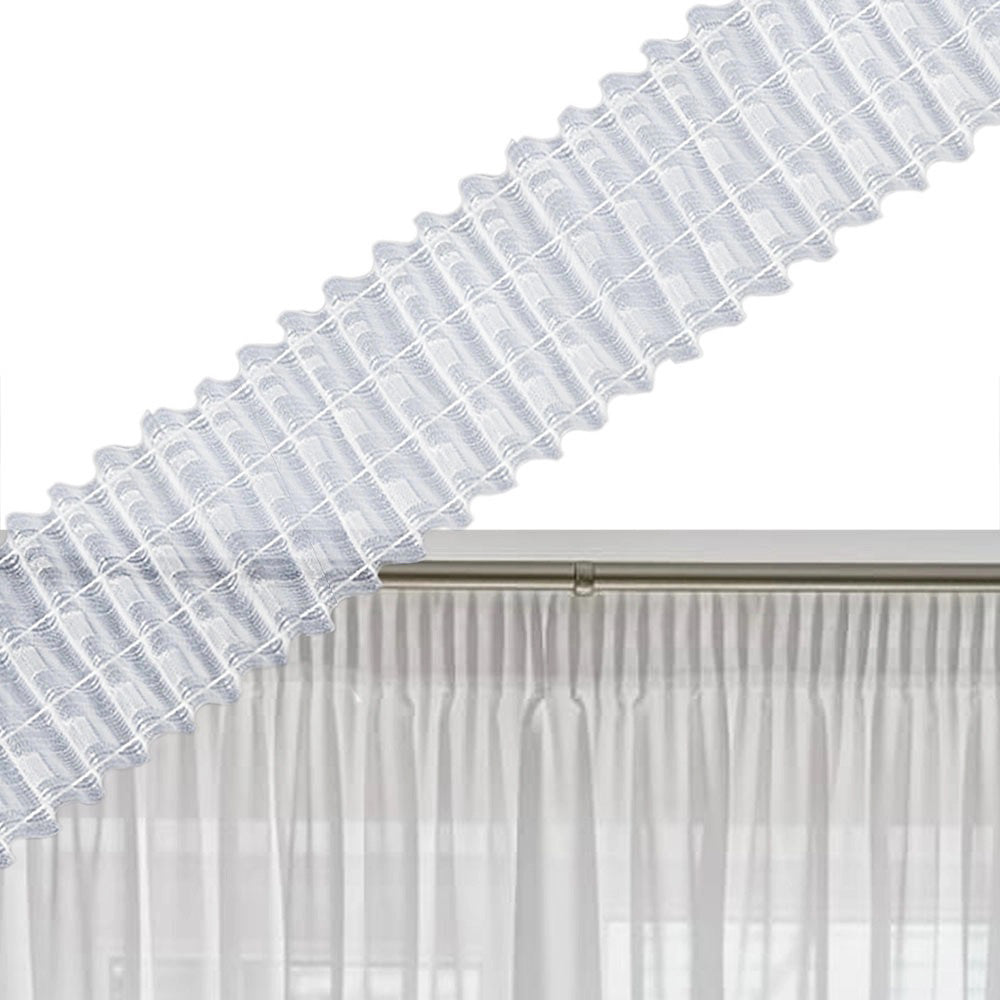 Perdea textura in cu rejansa tip creion, Tamiano, Bej
