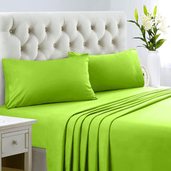 Set 2 huse perna din bumbac ranforce 100%, densitate 120 g/mp, Verde