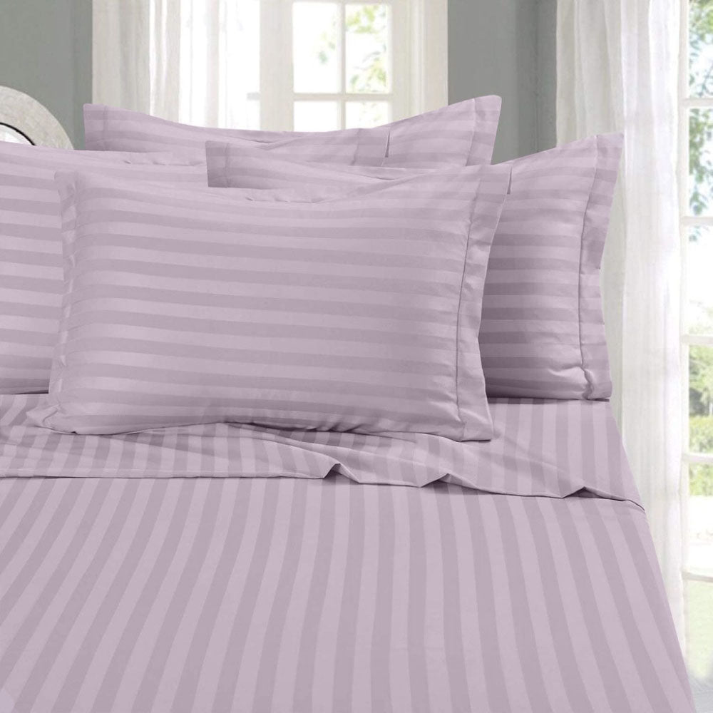 Set 2 huse perna din damasc, densitate 130 g/mp, Lila