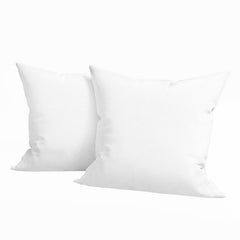 Set 2 huse pernute decorative din catifea cu fermoar, Madison, densitate 700 g/ml, Alb