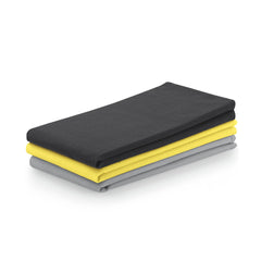 Set 3 prosoape de bucatarie din bumbac, model clasic, Letty, 50 x 70 cm, gri