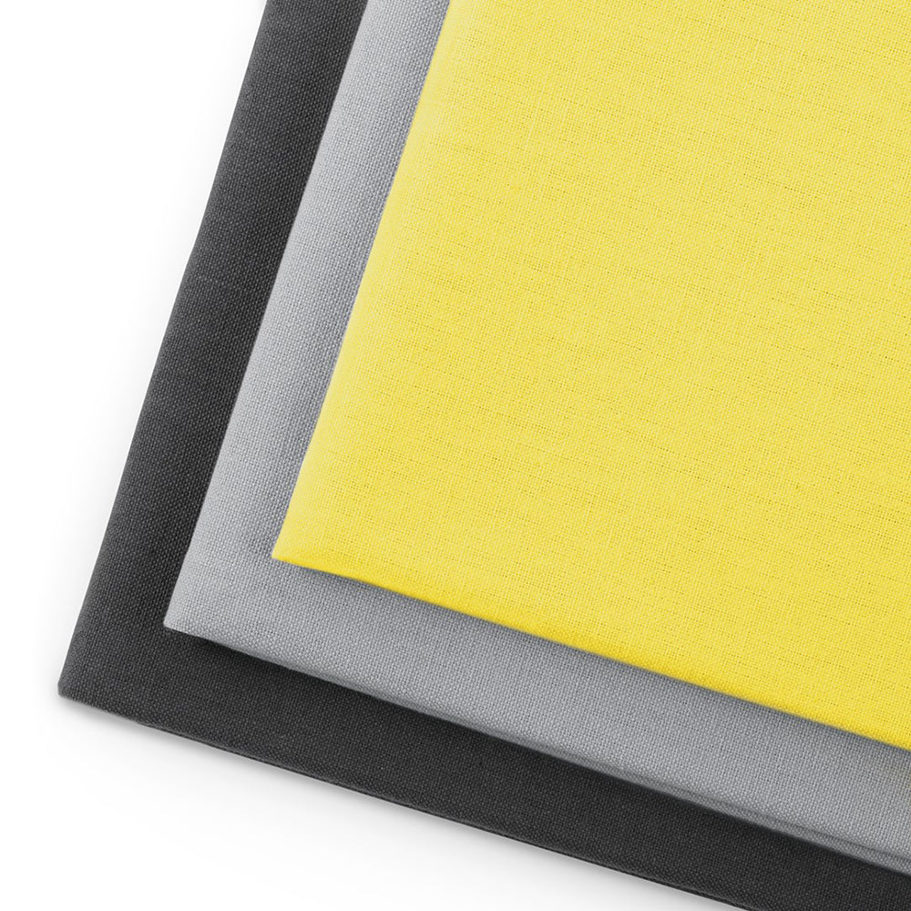 Set 3 prosoape de bucatarie din bumbac, model clasic, Letty, 50 x 70 cm, gri