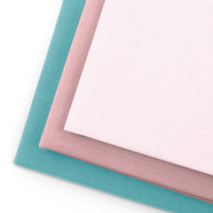 Set 3 prosoape de bucatarie din bumbac, model clasic, Letty, 50 x 70 cm, turcoaz