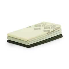 Set 3 prosoape de bucatarie din bumbac, stil modern mixt, Letty, 50 x 70 cm, verde