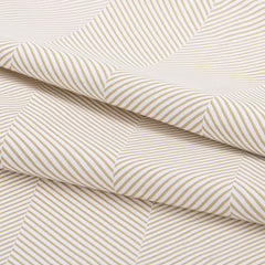 Set husa pilota si husa perna din bumbac ranforce, stil minimalist, Bonaire, 155x220 cm, 80x80 cm, galben, 2 piese
