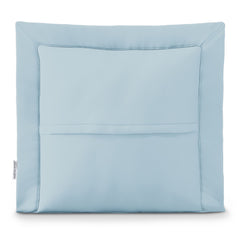 Set 2 huse perne decorative usor matlasate din microfibra, Ophelia, 70 g/m2, Albastru deschis