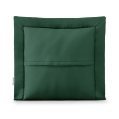 Set 2 huse perne decorative usor matlasate din microfibra, Ophelia, 70 g/m2, Verde