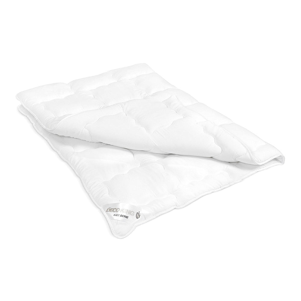 Set pilota si perna matlasata din microfibra, Inez, densitate 68 g/m2, alb