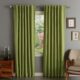 Draperie din catifea cu rejansa transparenta cu ate pentru galerie, Madison, densitate 700 g/ml, Moss green, 1 buc