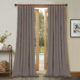 Draperie din catifea cu rejansa din bumbac tip fagure, Madison, densitate 700 g/ml, Harbor gray, 1 buc