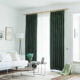 Draperie din catifea cu rejansa, Premium, densitate 700 g/ml, Verde