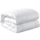 Pilota matlasata cu umplutura lana si invelis din bumbac mercerizat pentru iarna, 400 g/m², Alb