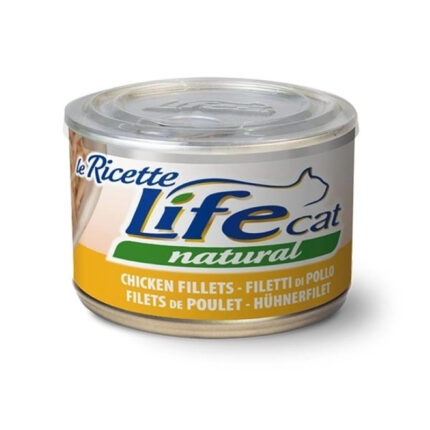 Conserva cu hrana umeda pentru pisici, Life Cat, 150g
