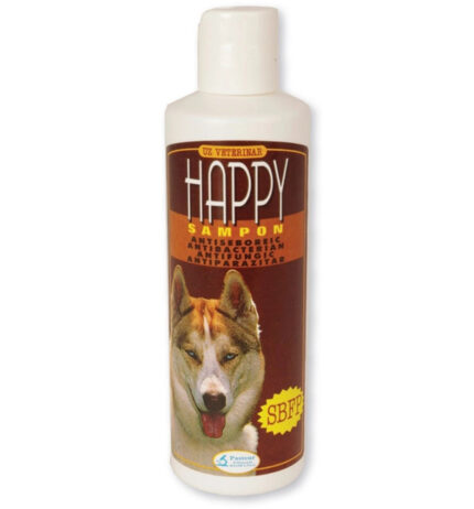 Sampon cu lamaie pentru caini si pisici, Happy SG, Pasteur, 200 ml