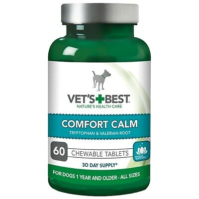 Suplimente pentru reducerea anxietatii cainilor, Vet’s Best Comfort Calm, 60 capsule