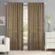 Set draperii tip tesatura in cu rejansa transparenta cu ate pentru galerie, Madison, densitate 700 g/ml, Viggo, 2 buc