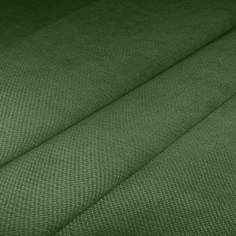 Set draperii tip tesatura in cu rejansa din bumbac tip fagure, Madison, densitate 700 g/ml, Olivia, 2 buc