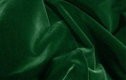 Set draperii soft cu rejansa din bumbac cu 4 ate tip fagure, Super, 150×293 cm, densitate 200 g/mp, Verde, 2 buc