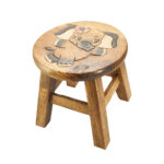 scaunel lemn Elefantica cadru1
