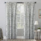 Draperie din catifea texturata cu rejansa transparenta cu ate pentru galerie, Madison, densitate 700 g/ml, Jain, 1 buc