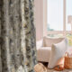 Draperie din catifea texturata cu rejansa din bumbac tip fagure, Madison, densitate 700 g/ml, Ivette, 1 buc