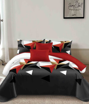 Lenjerie de pat Rava din bumbac mercerizat, multicolor