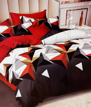 Lenjerie de pat Rava din bumbac mercerizat, multicolor