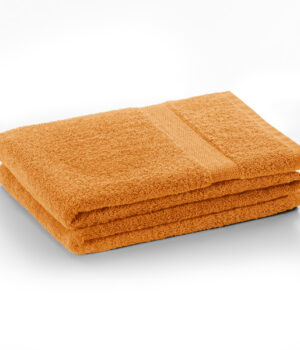 Prosop de baie cu bordura simpla, bumbac 100%, densitate 525 g/mp, Marina, portocaliu