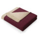 Patura din bumbac model vintage cu franjuri, Franse, 430 g/m2, 150 x 200 cm
