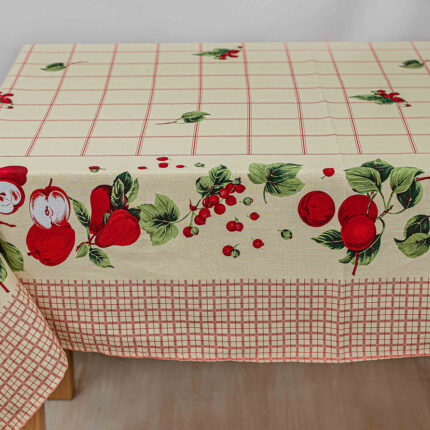 Fata de masa Pears, bumbac 100%, multicolor