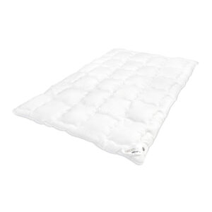 Pilota din microfibra matlasata pentru 4 anotimpuri stil modern, Inez, 72 g/m2, alb