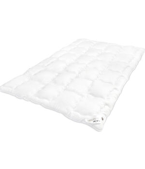 Pilota din microfibra matlasata pentru 4 anotimpuri stil modern, Inez, 72 g/m2, alb